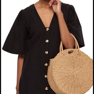 TOPSHOP Angel Sleeve Shift Dress